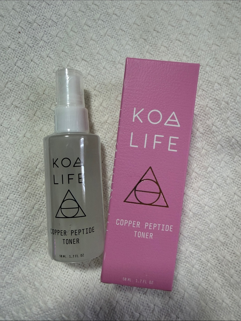 KOA LIFE Copper Peptide Toner — Pink Packaging